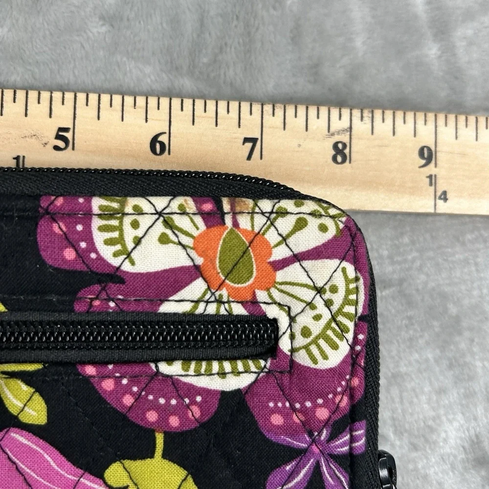 Vera Bradley Turn Lock Wallet Purse "Pirouette Pink" Retired Pattern - Picture 8 of 8